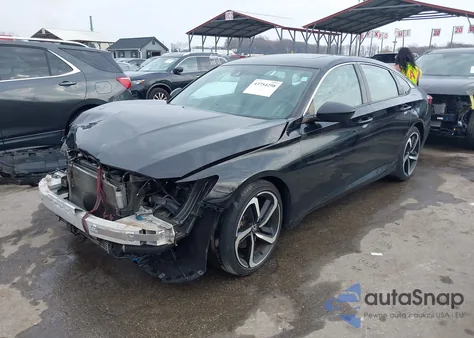 2018 Honda Accord Sport 2.0T from USA, damaged, VIN 1HGCV2F37JA012879
